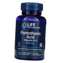 Pantoteno rūgštis, Pantothenic Acid 500, Life Extension 100 kaps. (36346013) 100vcaps