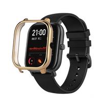 Amazfit GTS laikrodžio galvanizuoto kompiuterio dėklo dangtelio rėmo apsauga rožinė