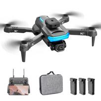 Nuotolinio valdymo dronas su „Daul“ kamera 4K keturių pusių kliūčių išvengimo optinio srauto padėties nustatymo FPV 3 battery juoda