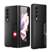 Aukštos kokybės Samsung Galaxy Z Fold 3 Fold 4 Case kortelės odinis apsauginis dangtelis Samsung Z Fold3 5G