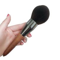 Retro Makeup Brushes Kremas makiažo pagrindui Pudros šepetėlių rinkinys Minkštas veido skaistalų šepetėlis Profesionali didelė kosmetika Makiažo priemonės black