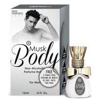 PARAG FRAGRANCES Švieži ir ilgai išliekantys Attar kvepalų serija vyrams (Kūno muskusas) gray