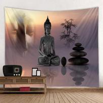 Indijos Budos meditacija Gobelenas Hipis Bohemiškas papuošimas Mandalos paklodės Jogos kilimėlis Psichodelinis scenos namas Art Deco 90x75cm