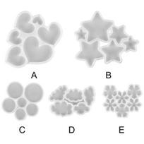 Multiple Uses Durable Fondant Mold Pretty Dessert Pastry Cake Mould white