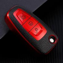 Automobilio rakto dangtelio dėklo krepšio laikiklis, skirtas Ford Focus 2 3 MK3 ST RS Ecosport Escape Fiesta Fold Kuga Mondeo C-Max S-Max raudona