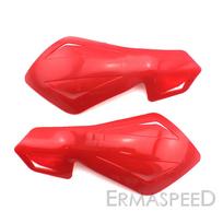 Motorcycle Universal Handguards Dirt Bike Hand Guards For Off-road ATV Pit Bike Motocross Enduro Windproof Handlebar raudona