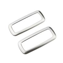 2Pcs Car Rear Roof Reading Light Lamp Panel Frame Cover Trim Sticker for BMW X3 G01 X4 G02 2018 - 2022 stainless steel white
