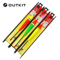 OUTKIT 3pcs/lot Carp Fishing Line Bobber Group Fish Float Fishing Tackle China Hook Buoy Fish Floating Tiple Suit A