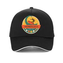 vasaros banglenčių skrybėlių mada Banglentės Honolulu Havajai JAV Unisex beisbolo kepuraitė lauke Smėlio paplūdimys Įprasta reguliuojama Snapback kepurė