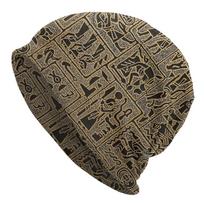 Hieroglifiniai simboliai Kapotas Egipto mitologija Senovės Egiptas Dievai Atumas Horas Ozyris Kaukolės Pupelės Kepurės Kūrybinės medžiaginės kepurės One Size