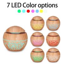 Air Aroma Essential Diffuser LED Aroma Aromatherapy drėkintuvas ruda