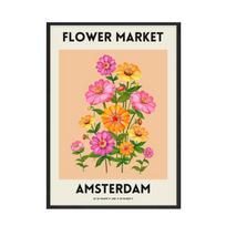 medžio masyvo rėmas Šiaurės šalių floros augalai Drobė Tapyba Amsterdamas Paryžius Plakatai Spaudiniai Stokholmas Tokijo siena Meno paveikslėliai gyvenamojo kambario namų dekoravimui 15*20cm(with frame)