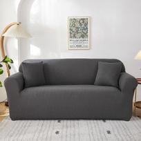 Elastiniai sofos užvalkalai svetainei Geometriniai fotelis megztas kukurūzų tinklelis audinys sofos užvalkalai kėdžių apsauga namų dekoras 1 Seat (90-140cm) žalia