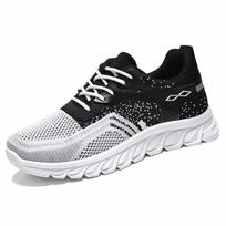 Men's Shoes Fall Fashion Sports Soft Sole Breathable Casual Shoes Trend Student Sports Shoes 39 juoda