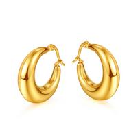 OPK Fashion Hollow Stainless Steel Earrings Golden Earrings Girl auksas