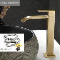 Basin Vintage vienas šalto vandens maišytuvas kiemo apsaugos nuo užšalimo baseinas su aukšto maišytuvo tualeto esminiu maišytuvu auksas