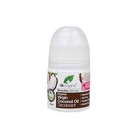 Dr Organic Mergelės kokoso aliejaus dezodorantas rutulinis 50ml white