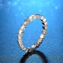 925 Silver Interstellar Sky Shape Ring Thai Wedding Rings for Women Creative Distressed Tail Ring Engagement Party Gifts 8