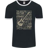 Guitar Word Art Guitarist Electric Acoustic Wrestler Fotl Unisex marškinėliai XXXXL gray