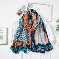 Cashew Dot Autumn and Winter New Scarf Female Warm Neck Long Beach Towel Sunscreen Imitation Cotton Shawl 180*90cm