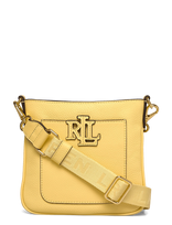 Lauren Ralph Lauren - Pebbled Leather Small Cameryn Crossbody - Rankinė per petį - Geltona