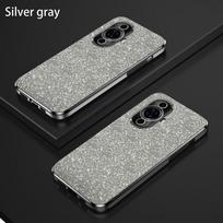 Prabangus gradientinis blizgantis dėklas, skirtas Huawei Nova 11 Pro 10 SE 9 9Z Y91 Y90 Y70 Plus Y61 8 8i 7 6 3 3i silikoninis galinis dangtelis Huawei Nova 3 pilka