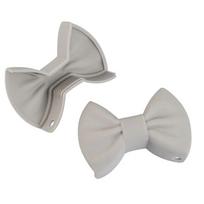 2vnt silikoninės orkaitės pirštinės Creative Bow Shape orkaitės pirštinės karščiui atsparūs puodų laikikliai maisto ruošimui Mini orkaitės pirštinės Virtuvės įrankis rožinė