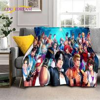 King of Fighters Retro Games Gamer Blanket,Soft Throw Blanket for Home Bedroom Bed Sofa Picnic Travel Office Cover Blanket Kids 75x90cm