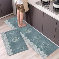 Madingas paprastas šiaurietiško stiliaus virtuvės grindų kilimėlis Buitinis kilimas ilgos juostos durų kilimėlis Modernus namų dekoras 40cmx60cm 40cmx120cm black