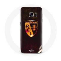 Coque Samsung Galaxy S6 rcl lens orange fond noir juoda