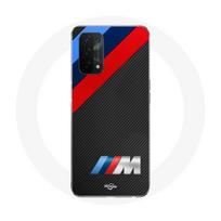 Dėklas - BMW - Oppo A54 5G - Minkštas - Sportiškas - Baltas - M Power logotipas
