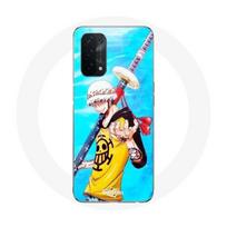 Coque pour Oppo A74 5G One Piece Manga Trafalgar Law epée - Maniacase
