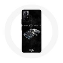 Coque pour Xiaomi Redmi Note 11s 5G Game of Thrones Saison 8 Le Trône de Fer La maison Stark Logo L'hiver arrive