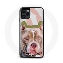 Coque Iphone 13 Pitbull terrier marron