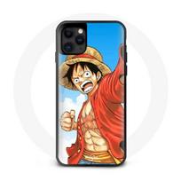 Case - Maniacase - Iphone 12 Pro - One Piece Luffy Anime - Soft - Black juoda