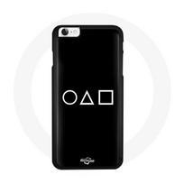 Coque Iphone 6 Carte Squid game Noir