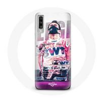 Coque pour Samsung Galaxy A70 Formule 1 Sergio Pérez Pilote automobile de F1