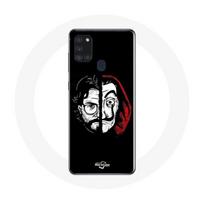Coque Samsung Galaxy A21S La casa de papel El Profesor Masque Split