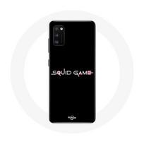 Coque pour Samsung Galaxy S20 Squid Game logo Fond Noir juoda