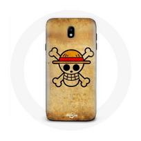 Coque pour Samsung Galaxy J7 2017 One Piece Manga Tete de Mort
