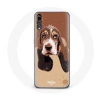Coque pour Huawei P20 Basset Hound chien visage