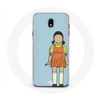 Coque pour Samsung Galaxy J5 2017 Squid game la poupée géante de jeu
