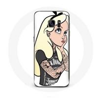 Coque pour Samsung Galaxy S6 edge Alice Princesse tatouée