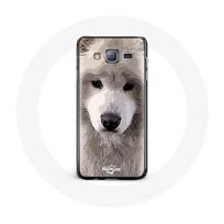Coque pour Samsung Galaxy J5 Samoyède Gris Race de chiens