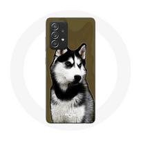 Coque pour Samsung Galaxy A52 Husky de Sibérie