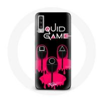 Dėklas Samsung Galaxy A70 Squid Game Kvadratas Trikampis ir Apskritimas Kaukės
