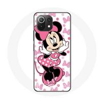 Coque pour Xiaomi Mi 11 Lite Minnie Mouse Dessin animé mignon rose rožinė