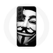 Coque pour Samsung Galaxy S21 FE Nous Sommes Légion Masque Anonyme