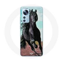 Coque pour Xiaomi Mi 12 / 12X Le Cheval Noir De La Race Frisonne