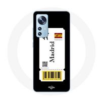 Coque pour Xiaomi Mi 12 / 12X Billet d'avion Madrid